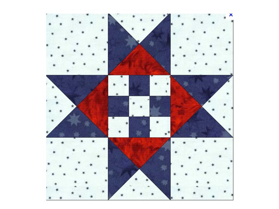 using graph paper and colored triangles design a simple how to design a quilt on graph paper