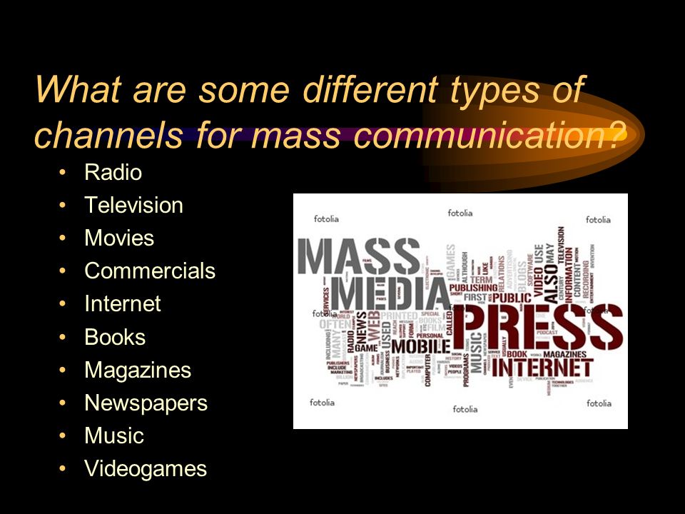 the first form of mass media was the