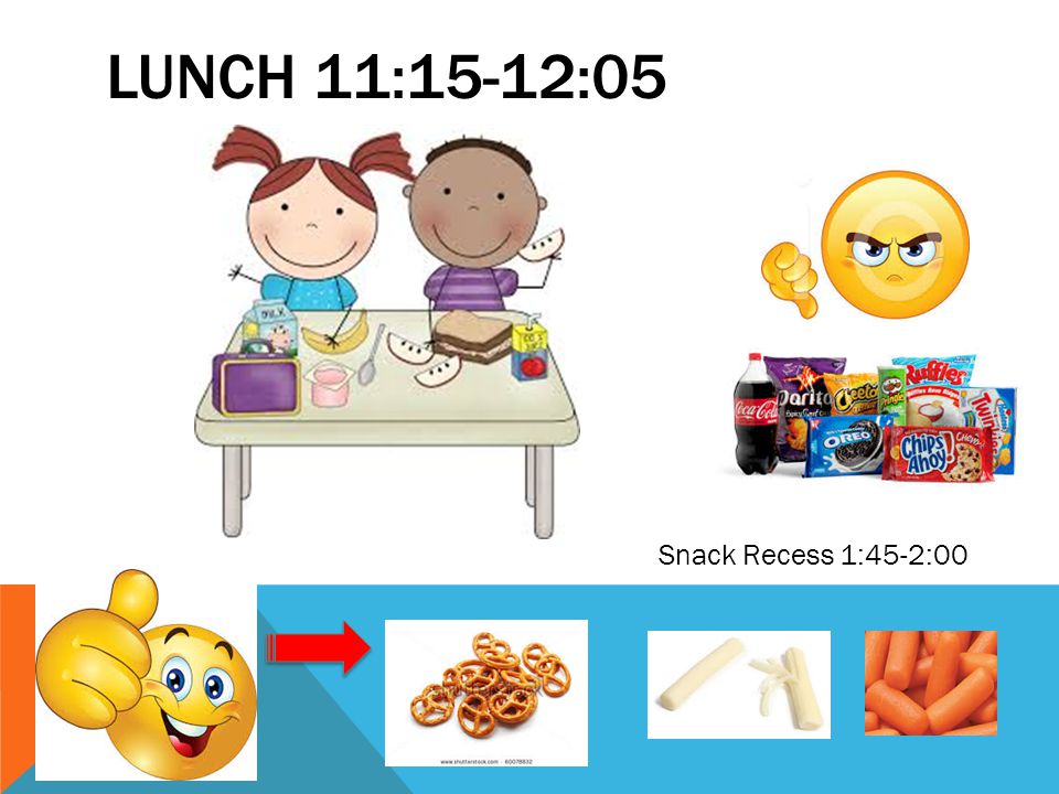 LUNCH 11:15-12:05 Snack Recess 1:45-2:00