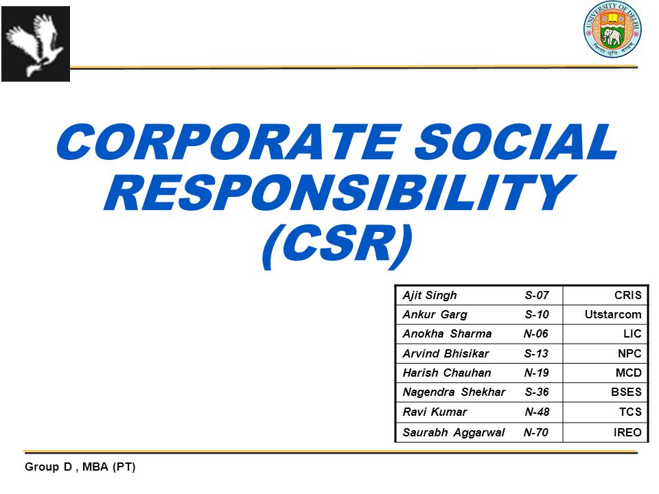 Corporate social responsibility a case study of tata group