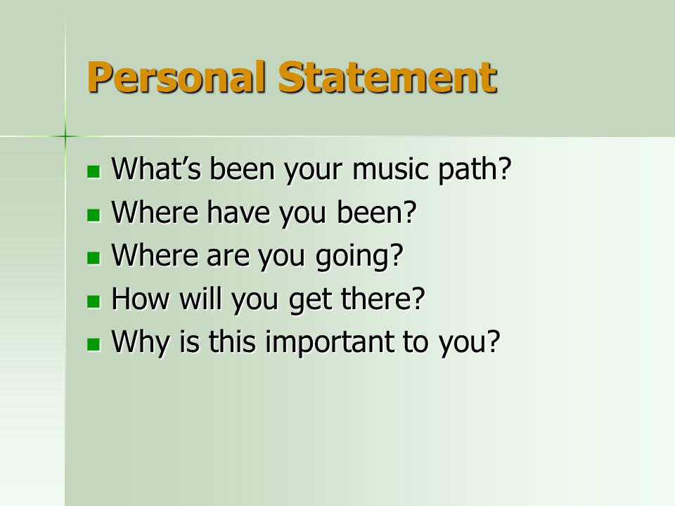 College Essay Examples Of A Personal Statement