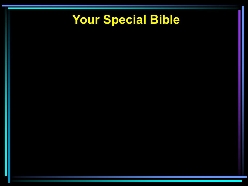 Your Special Bible