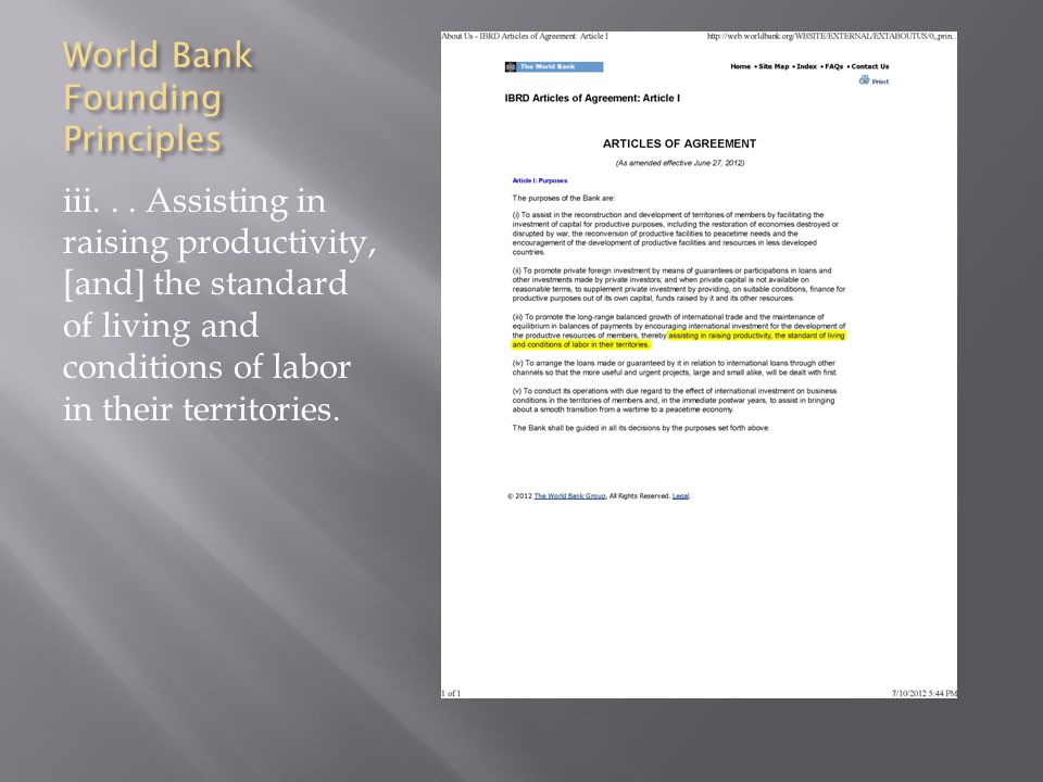 World Bank Founding Principles iii...