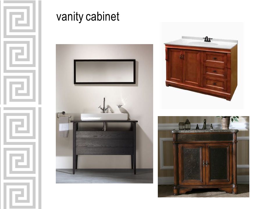 vanity cabinet