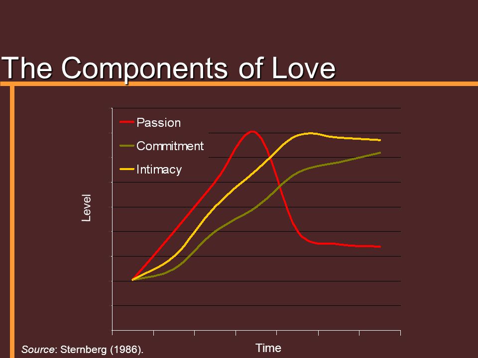 The Components of Love Source: Sternberg (1986). Level Time