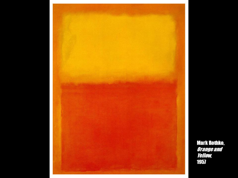 Mark Rothko, Orange and Yellow, 1957