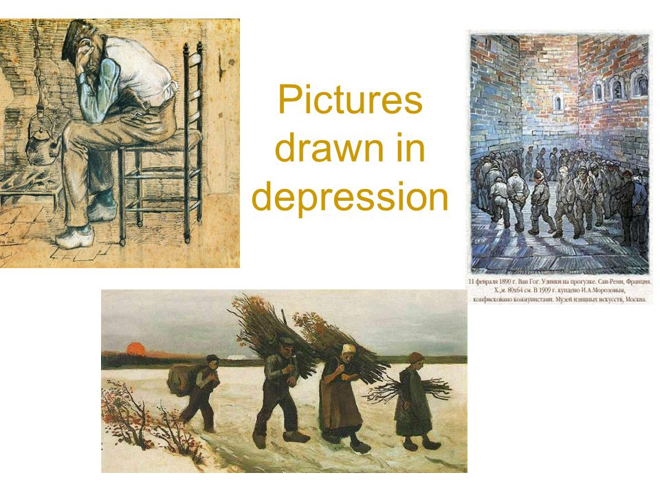 Pictures drawn in depression