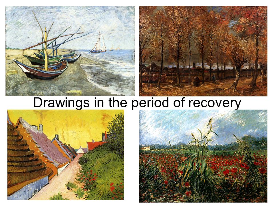 Drawings in the period of recovery