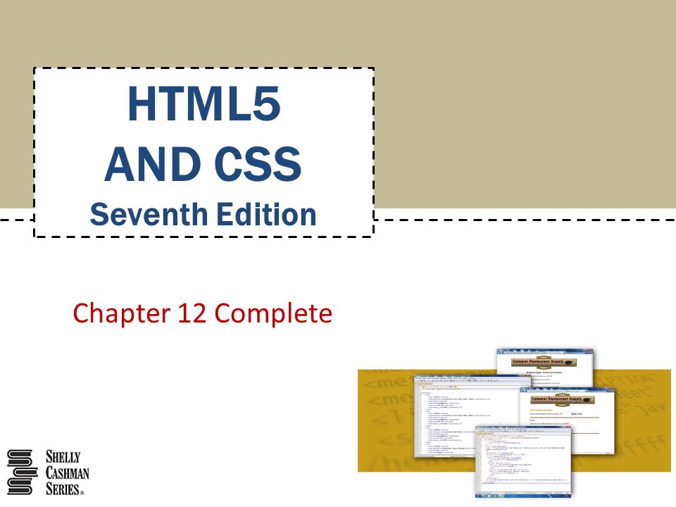 Chapter 12 Complete HTML5 AND CSS Seventh Edition