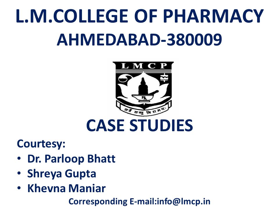 Pharmacy case studies