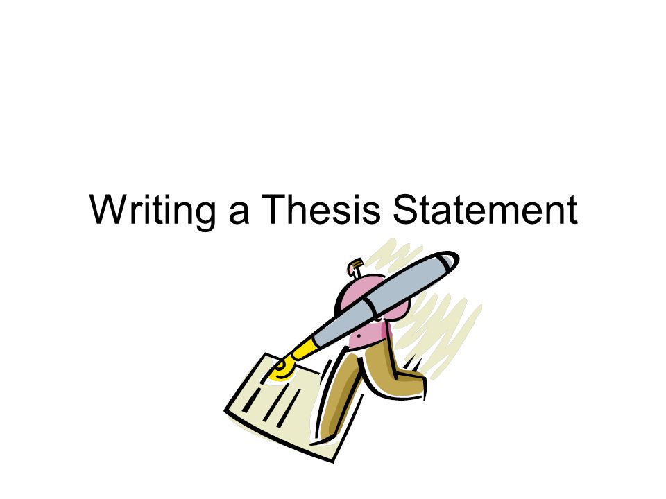 What Does The Thesis Statement Do