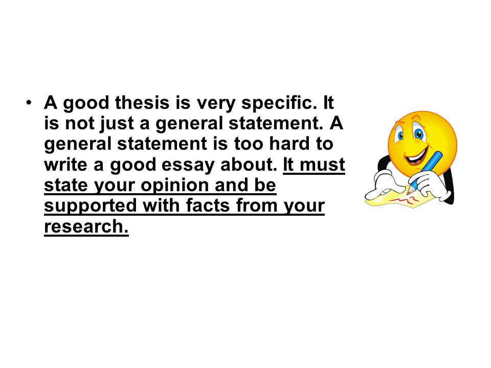 Tips on Writing a Thesis Statement | Writing Center
