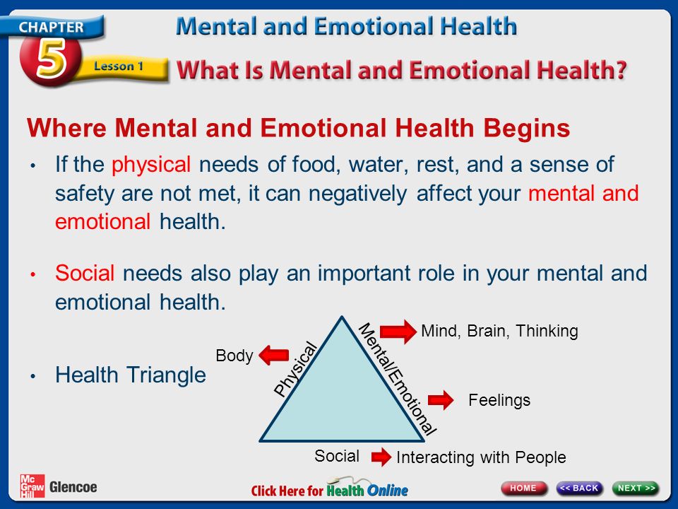 physical mental and emotional health