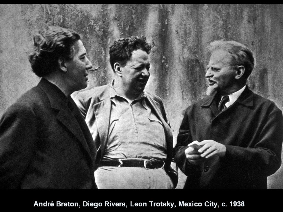 André Breton, Diego Rivera, Leon Trotsky, Mexico City, c. 1938