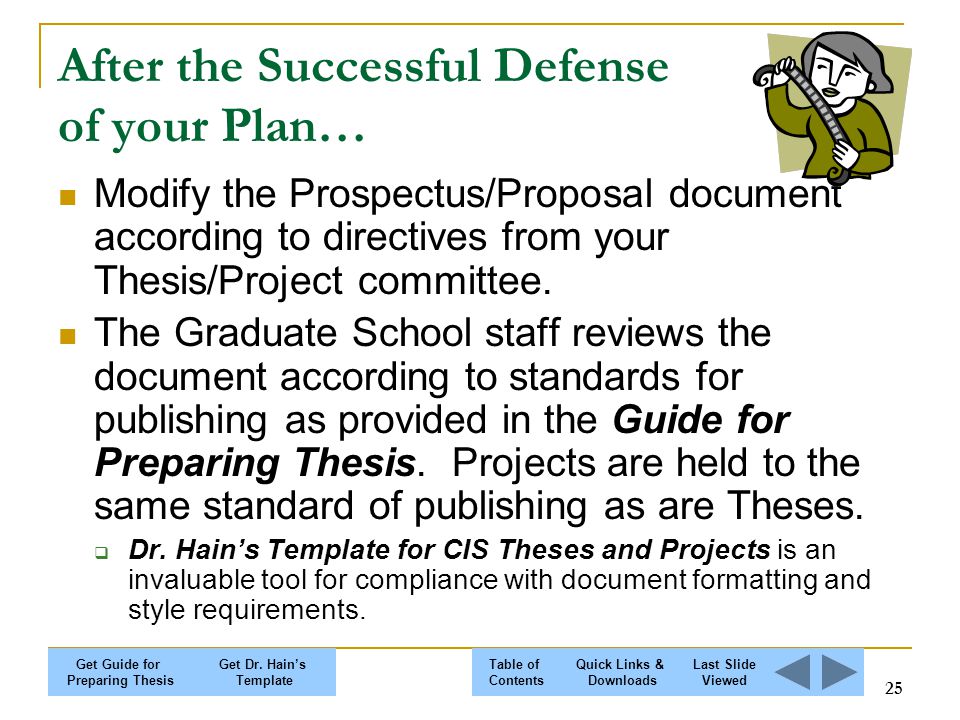 Prospectus for thesis