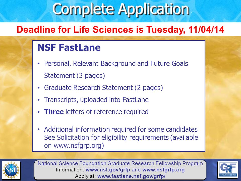 broader impacts workshop nsf graduate research fellowship program nsf letter of recommendation