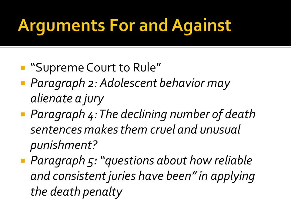 argument against death penalty essay