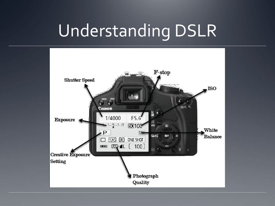 Understanding DSLR