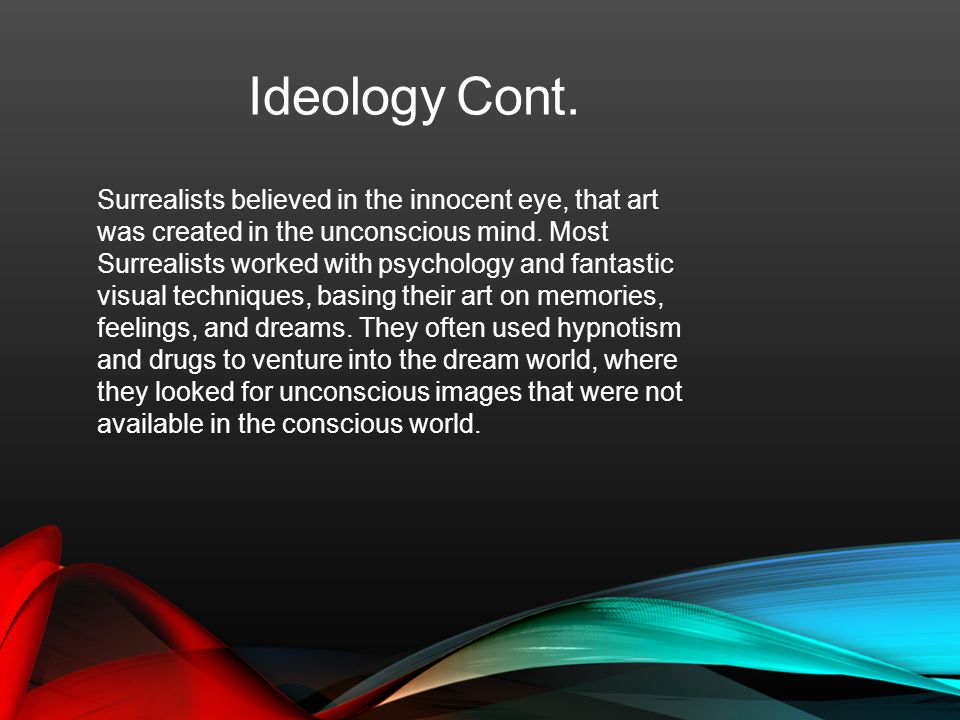 Ideology Cont.