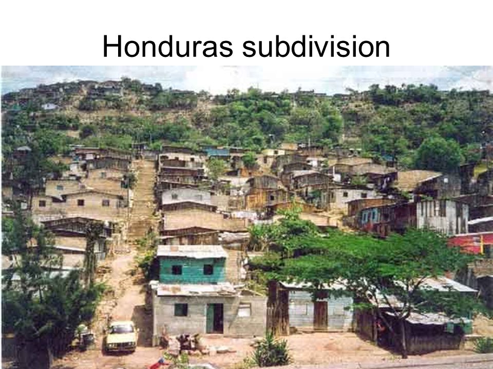 Honduras subdivision