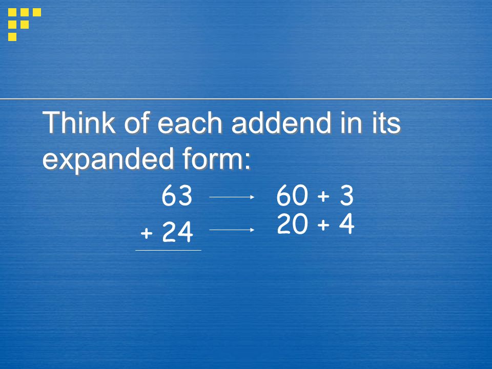 When using the partial-sums algorithm, the partial sums may be calculated in any order - it does not matter whether you add the tens first or the ones first.