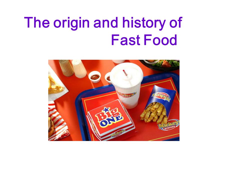 Essay On Fast Food
