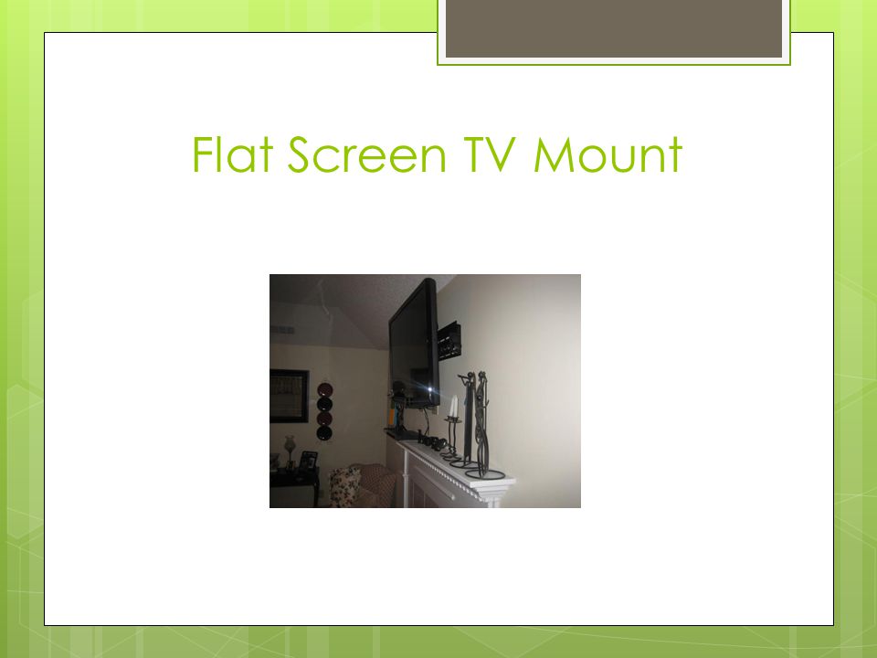 Flat Screen TV Mount