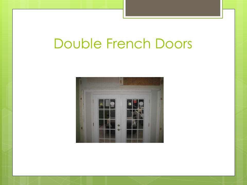Double French Doors