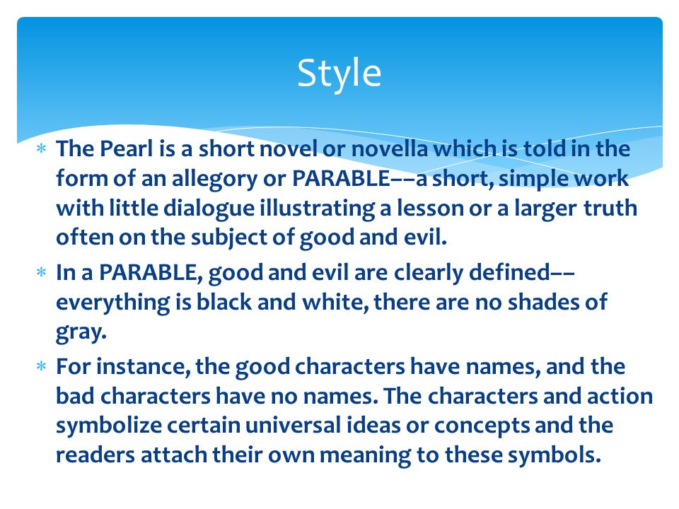 the pearl john steinbeck essay