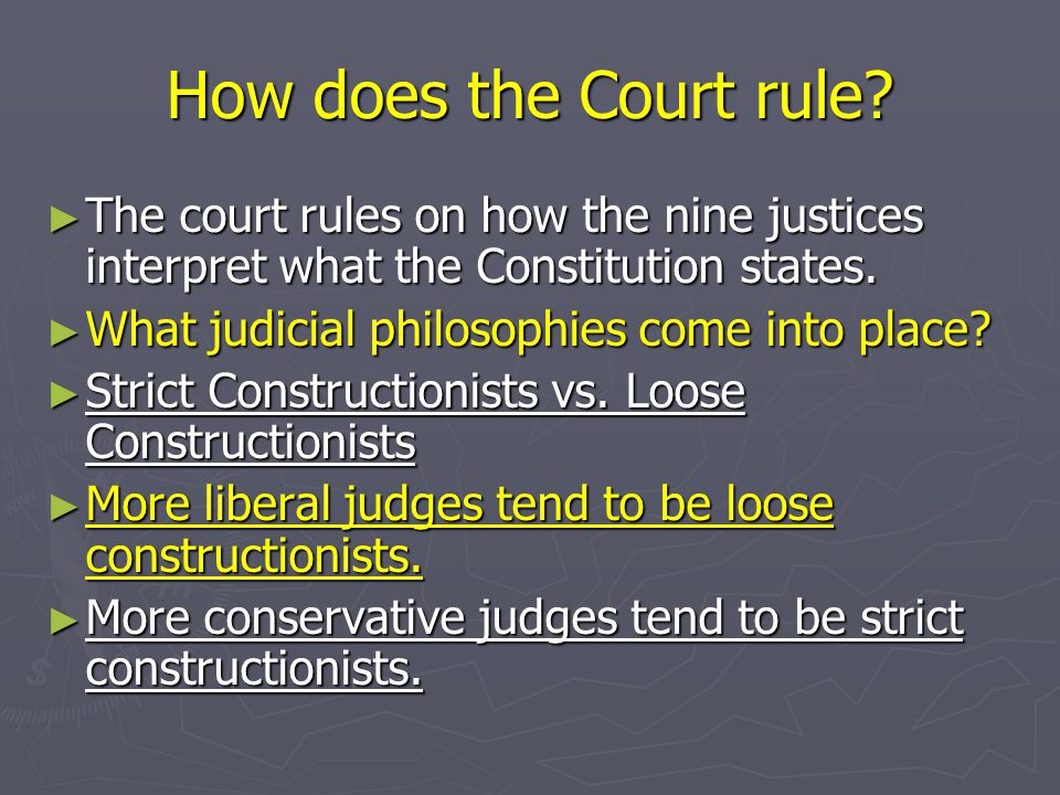 How does the Court rule.