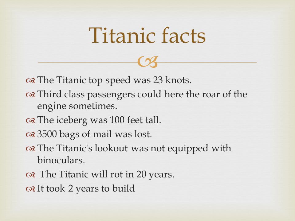 Who built the Titanic?