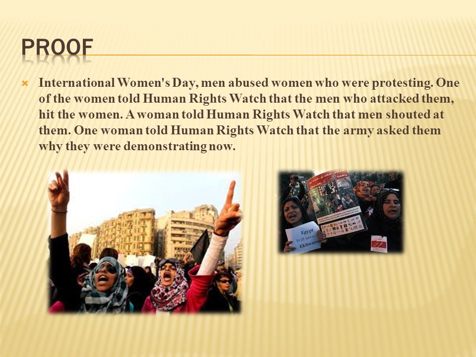  International Women s Day, men abused women who were protesting.