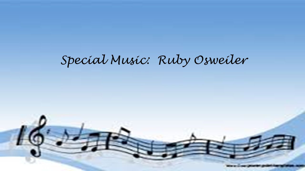 Special Music: Ruby Osweiler
