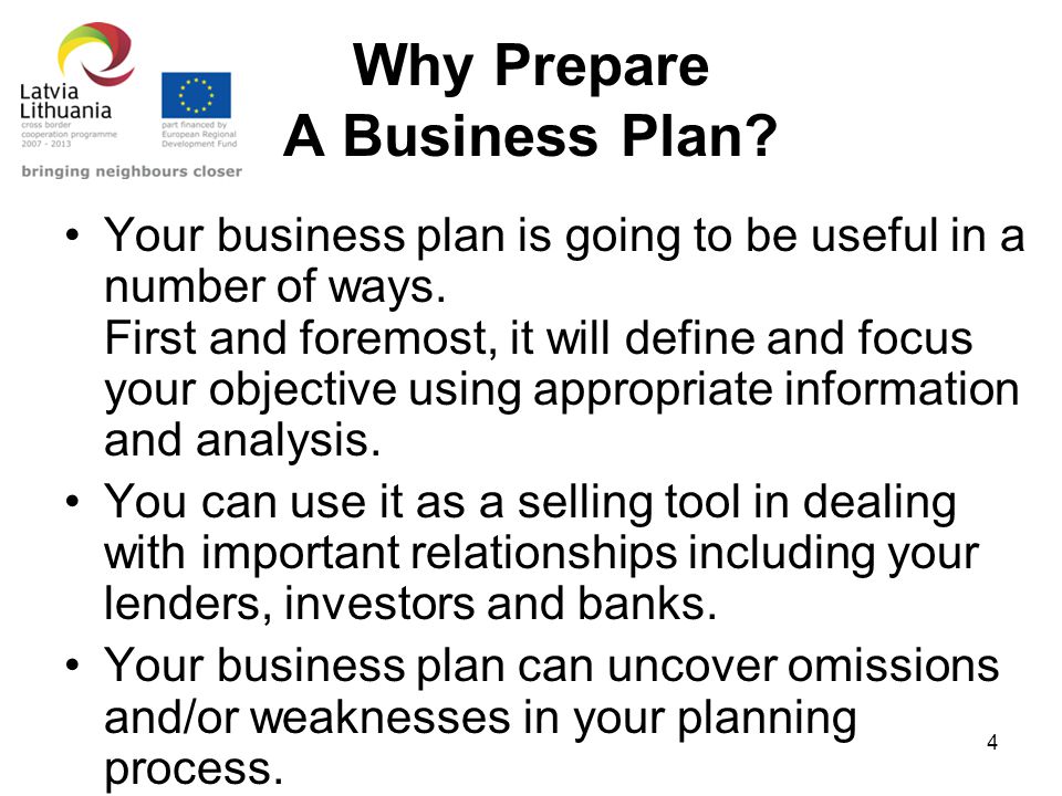 Who to write a business plan