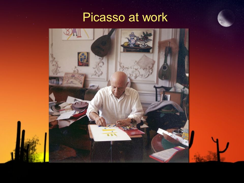 Picasso at work