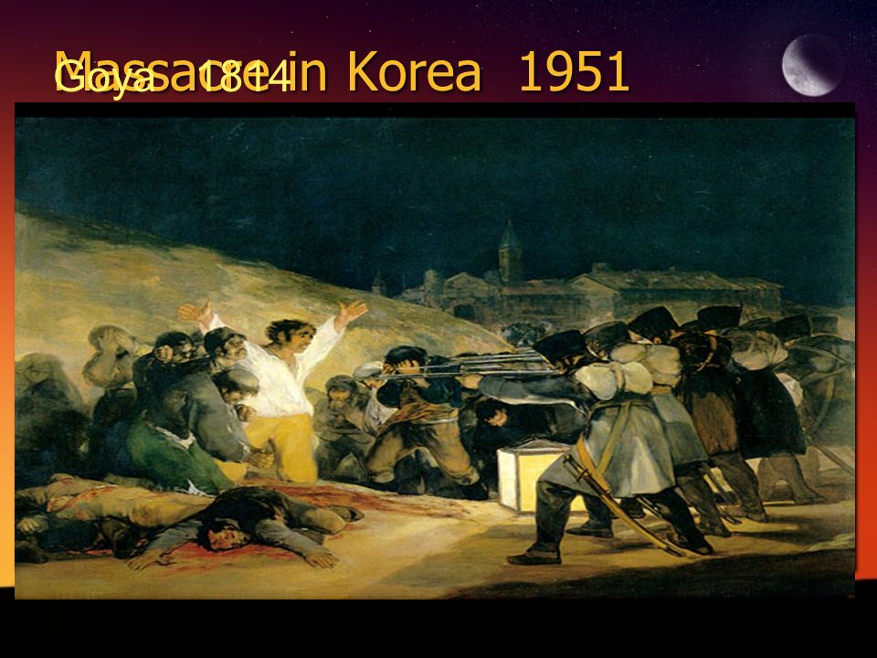 Massacre in Korea 1951 Goya 1814
