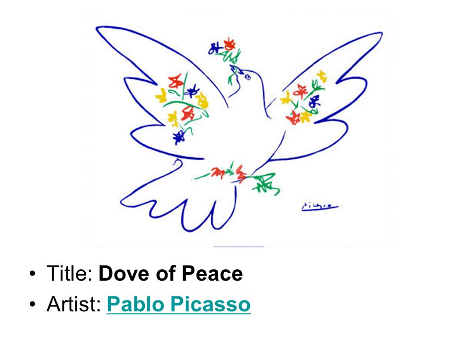 Title: Dove of Peace Artist: Pablo PicassoPablo Picasso