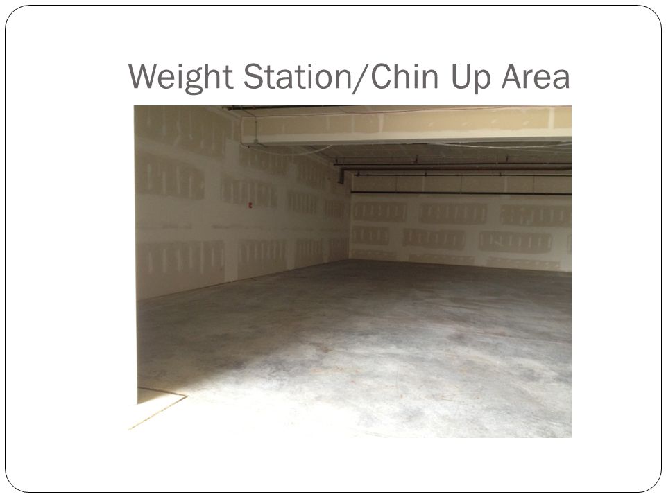 Weight Station/Chin Up Area