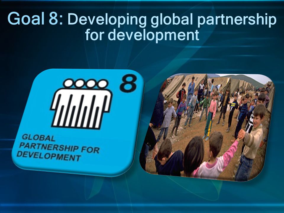 Goal 8: Developing global partnership for development