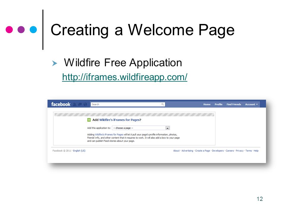12 Creating a Welcome Page  Wildfire Free Application