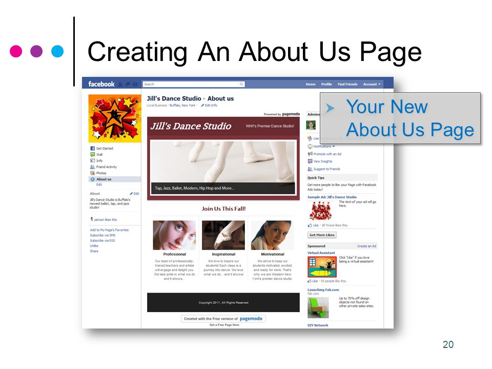 20 Creating An About Us Page  Your New About Us Page