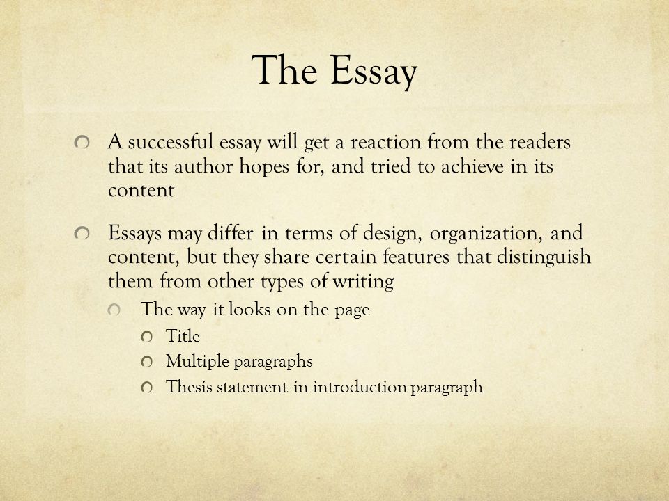 Determination Essays