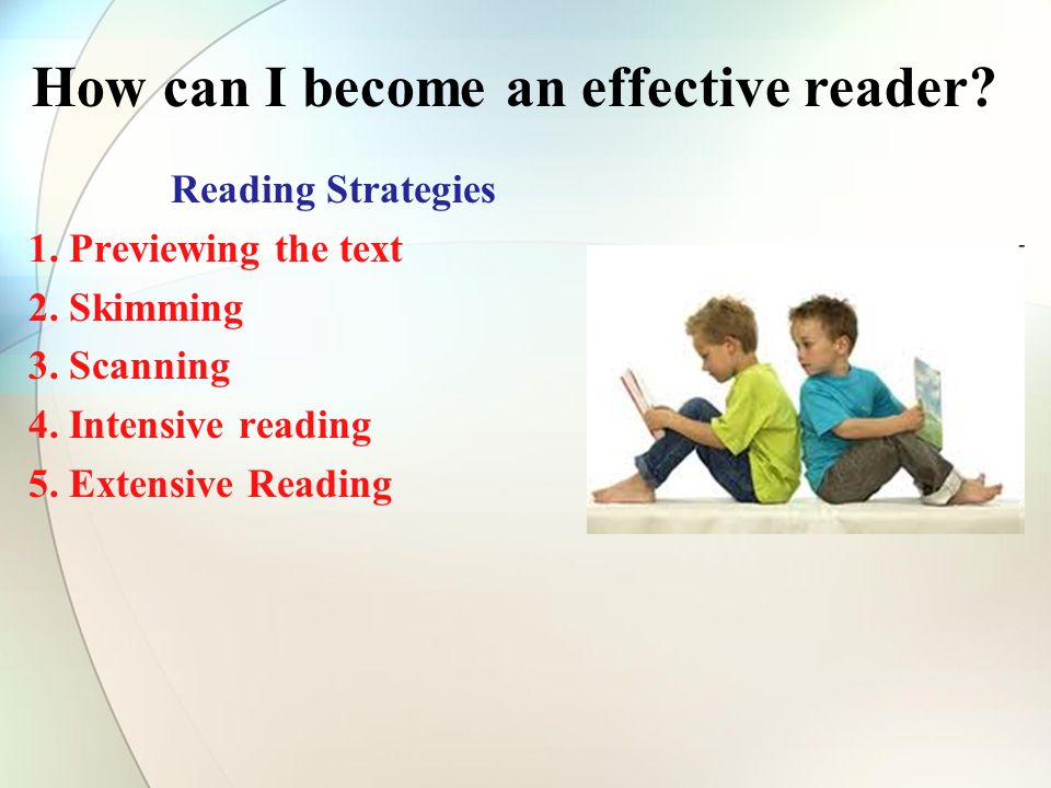 Reading Strategies 1. Previewing the text 2. Skimming 3.
