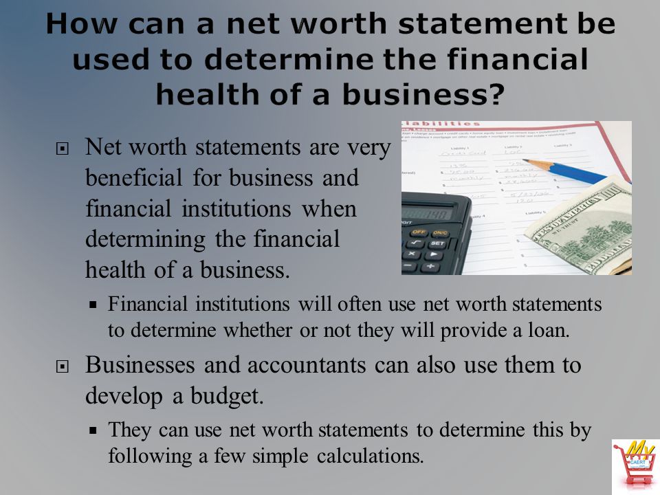 how to calculate business net worth