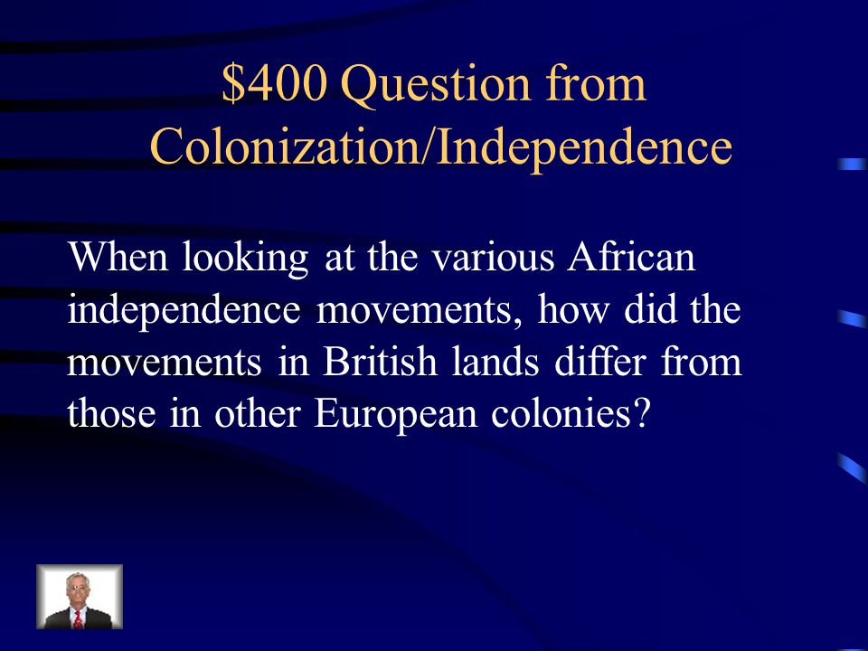 $300 Answer Inspired a wave of nationalism And unity across Africa