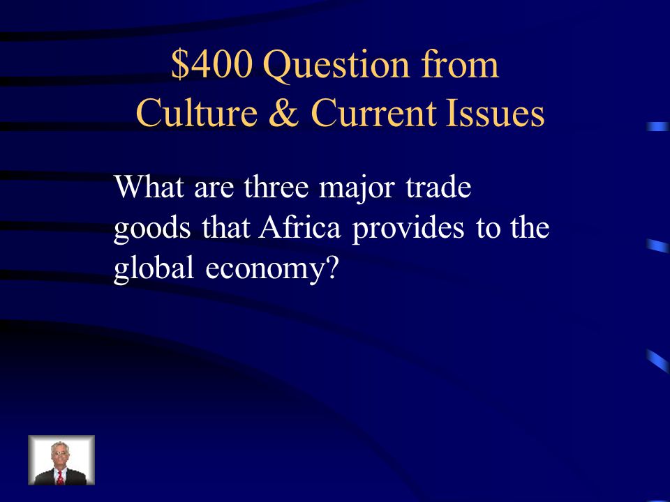 $300 Answer 1.Christianity 2.Islam 3.Traditional African