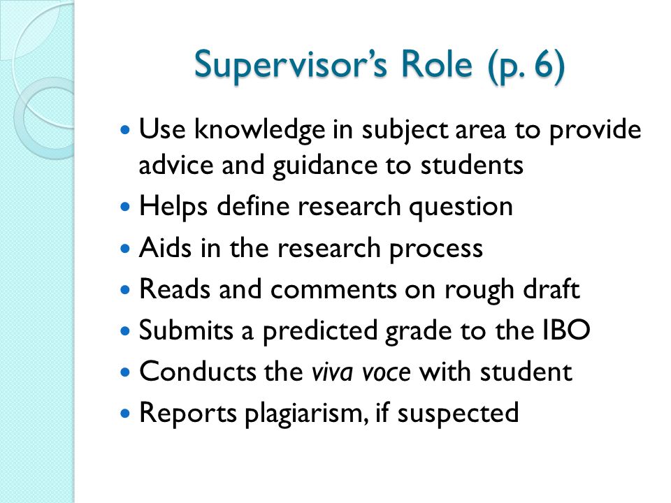 extended essay supervisor extended essay supervisor