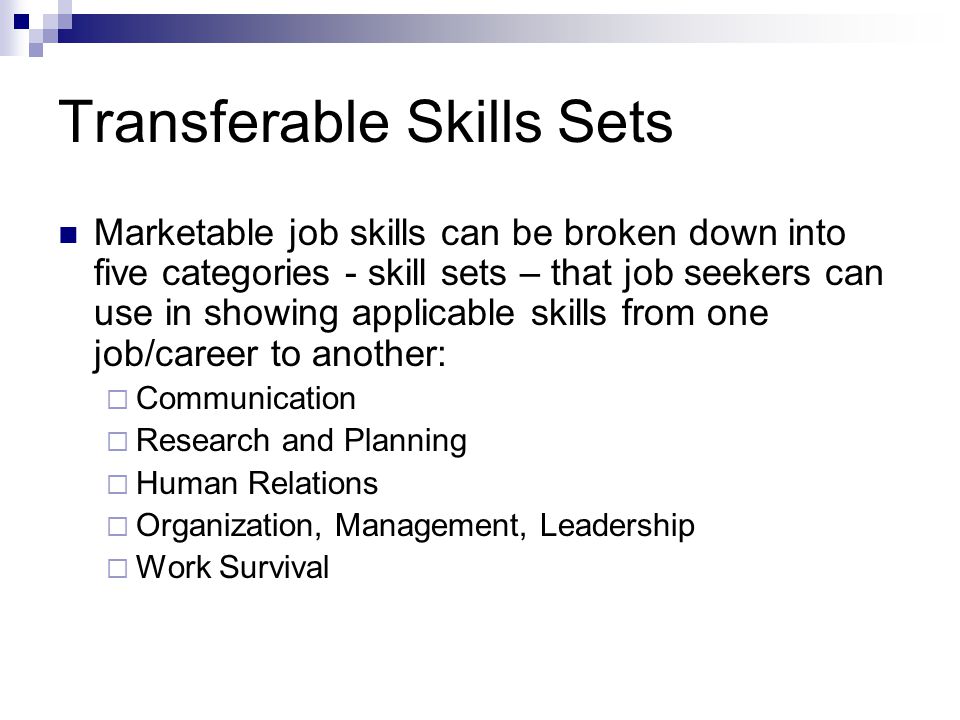 transferable job skills shelley bailey july ppt download marketable job skills