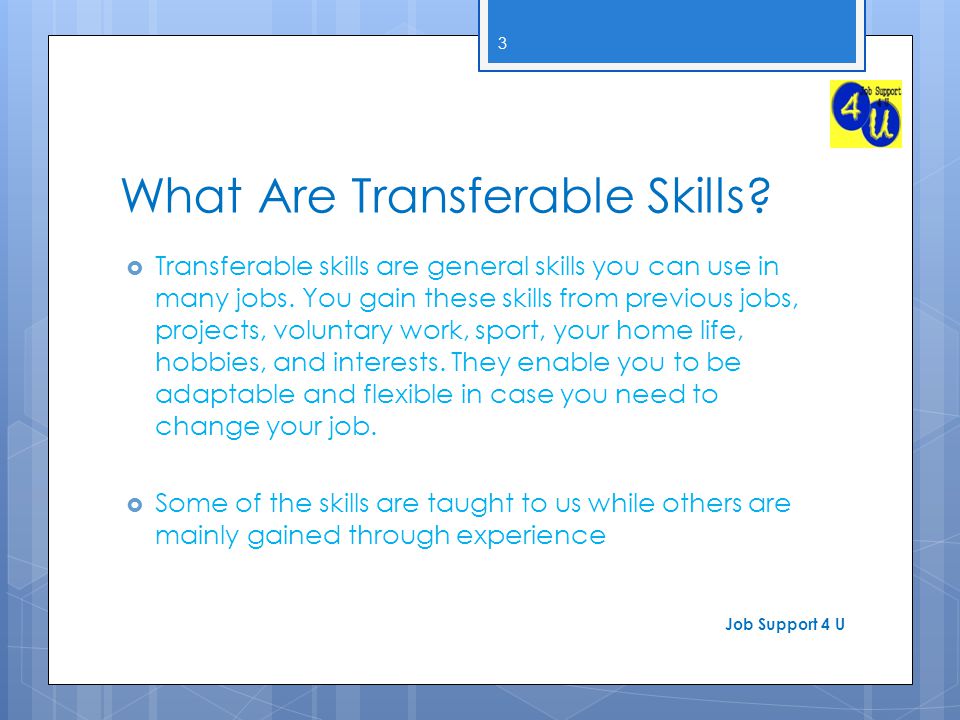 transferable skill