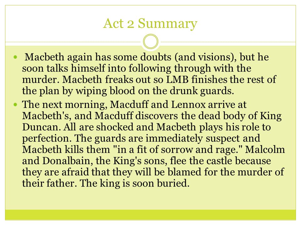 Macbeth Essay Plan